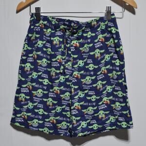 Disney Star Wars Yoda Blue Jammie Shorts Size Youth XS NWT No Top